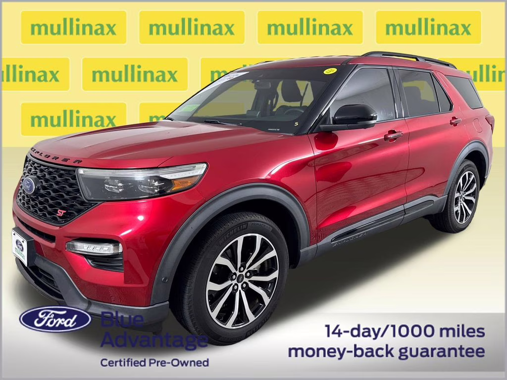 2020 Rapid Red Metallic Tinted Clearcoat Ford Explorer ST 4X4 SUV
