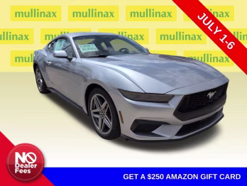 2026 Iconic Silver Metallic Ford Mustang EcoBoost RWD Coupe