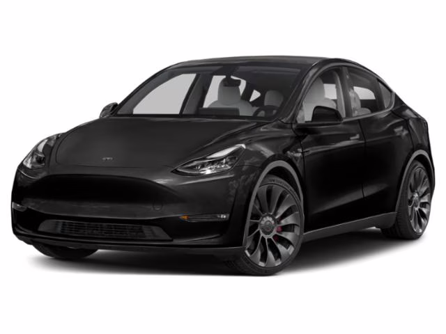 2021 Black Tesla Model Y Long Range AWD SUV