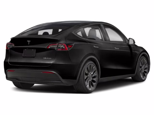 2021 Black Tesla Model Y Long Range AWD SUV