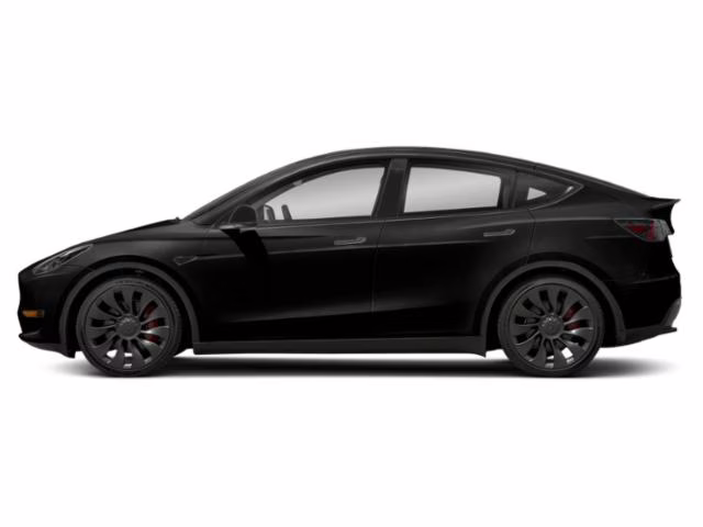 2021 Black Tesla Model Y Long Range AWD SUV