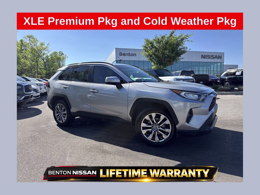 2019 Silver Sky Metallic Toyota RAV4 XLE Premium FWD SUV