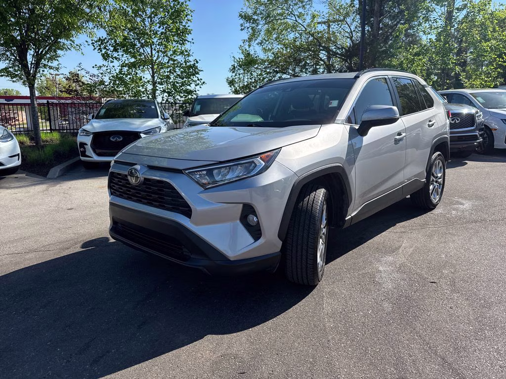 2019 Silver Sky Metallic Toyota RAV4 XLE Premium FWD SUV