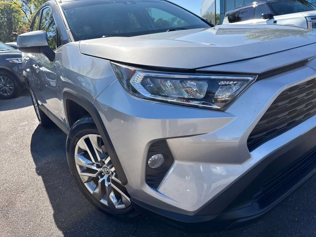 2019 Silver Sky Metallic Toyota RAV4 XLE Premium FWD SUV