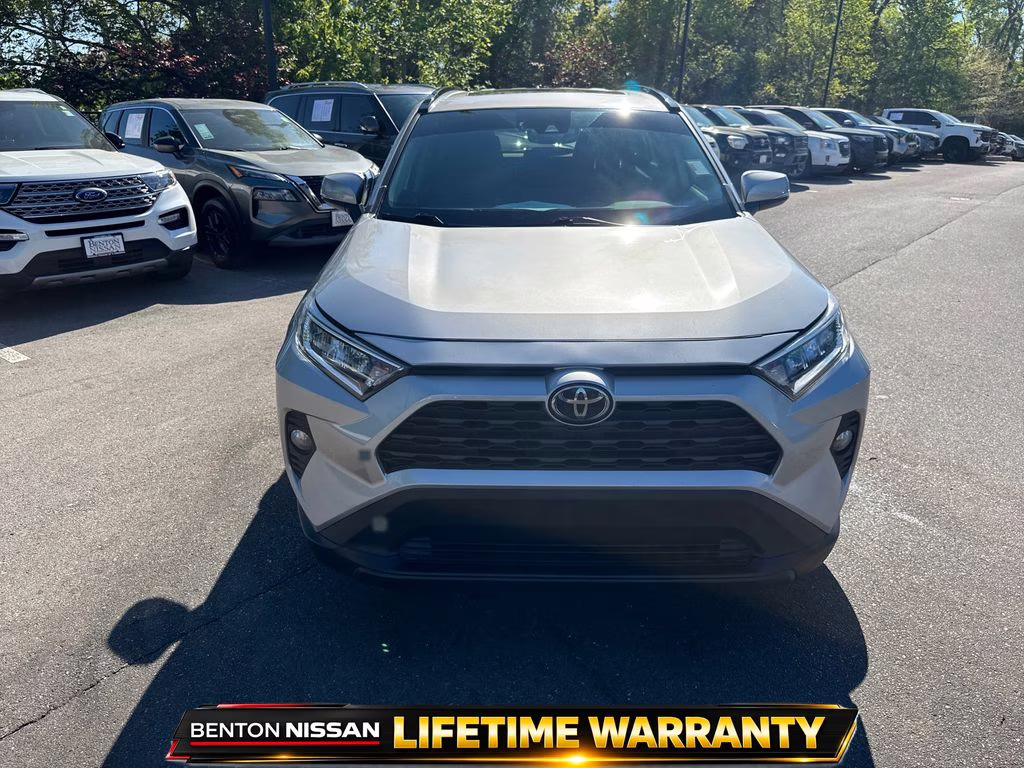 2019 Silver Sky Metallic Toyota RAV4 XLE Premium FWD SUV