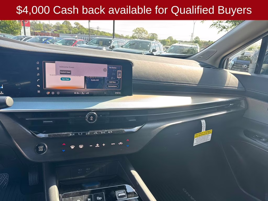 2026 Everest White Pearl Tricoat Nissan Murano Platinum AWD SUV