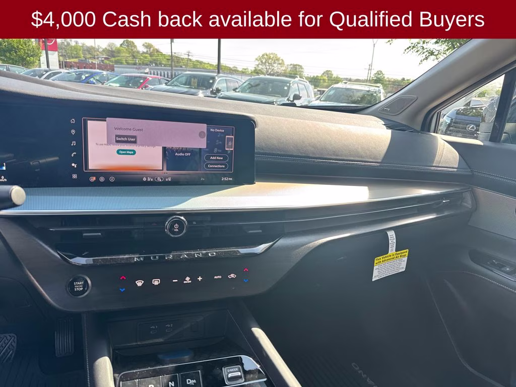 2026 Everest White Pearl Tricoat Nissan Murano Platinum AWD SUV