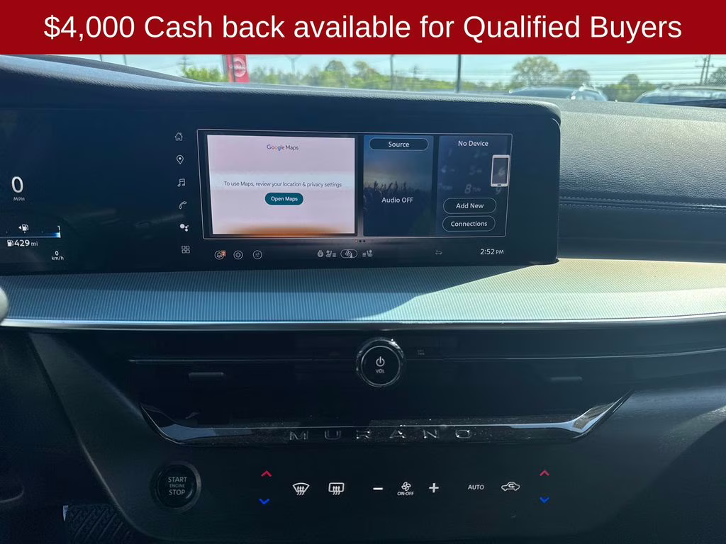 2026 Everest White Pearl Tricoat Nissan Murano Platinum AWD SUV