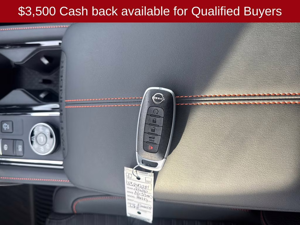 2026 Everest White Pearl Tricoat Nissan Pathfinder Rock Creek 4X4 SUV