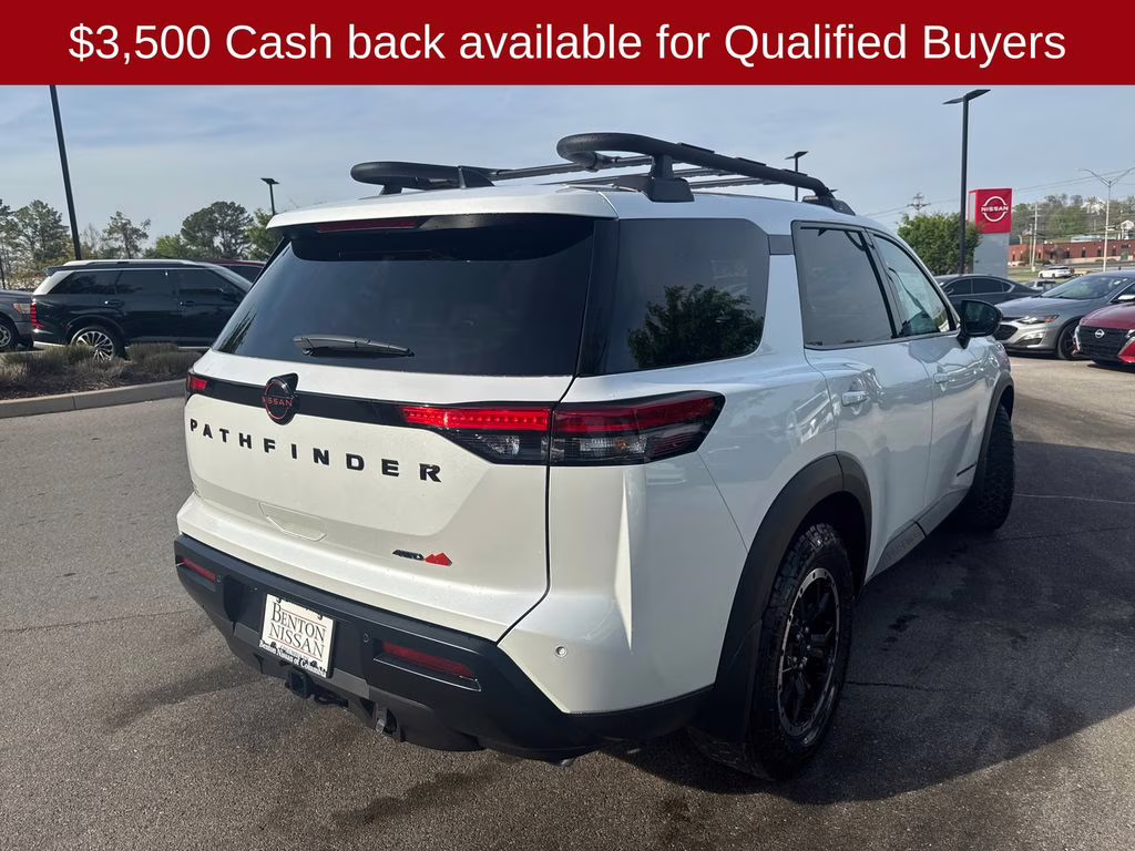 2026 Everest White Pearl Tricoat Nissan Pathfinder Rock Creek 4X4 SUV