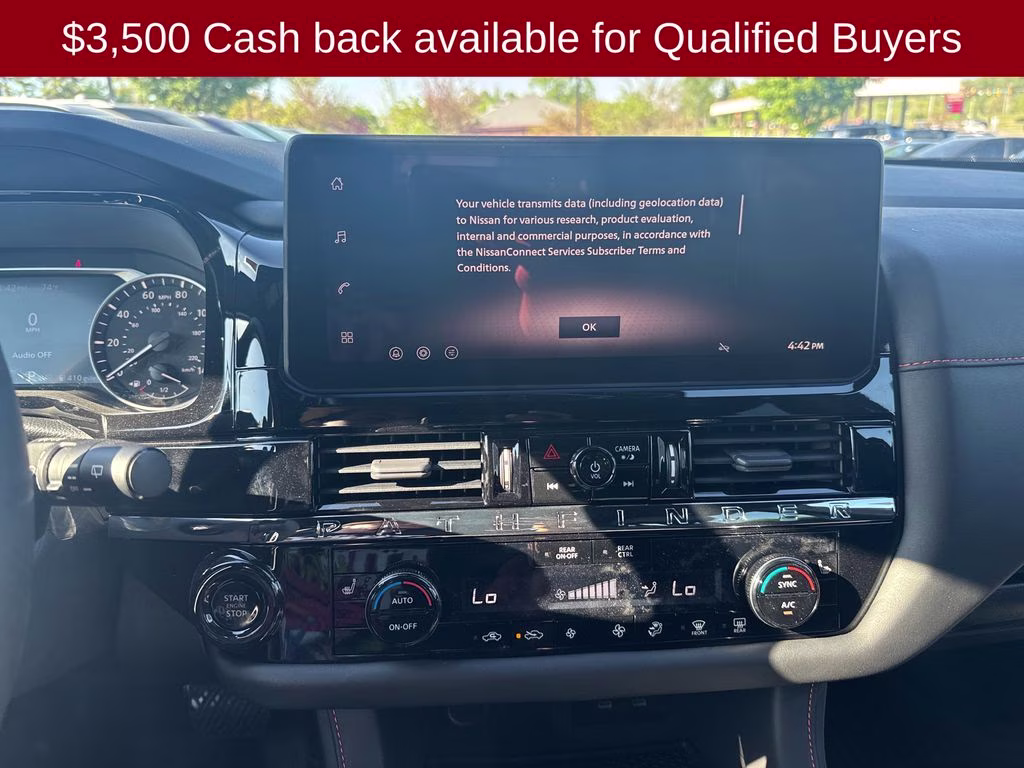 2026 Super Black Nissan Pathfinder Rock Creek 4X4 SUV