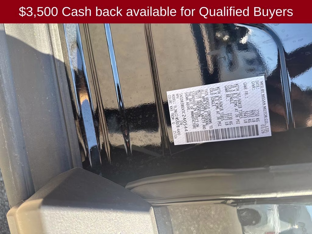 2026 Super Black Nissan Pathfinder Rock Creek 4X4 SUV