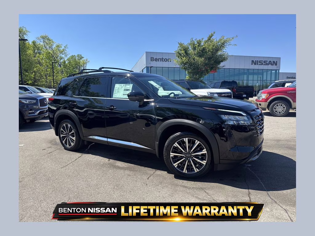 2026 Super Black Nissan Pathfinder Platinum 4X4 SUV
