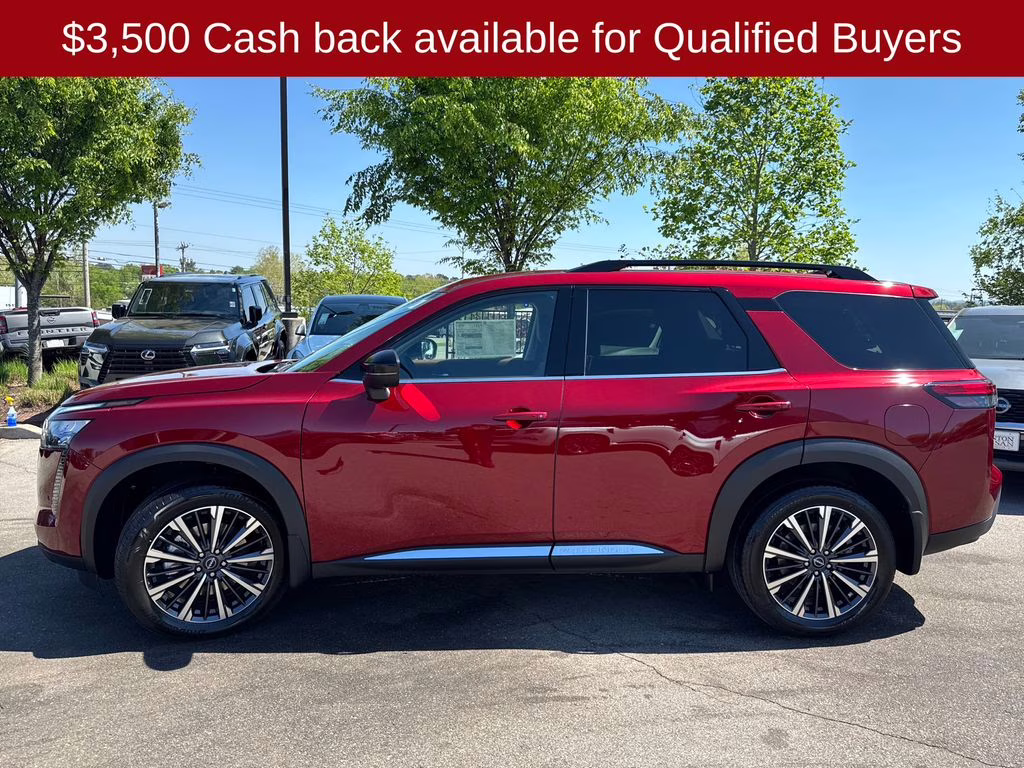 2026 Scarlet Ember Tintcoat Nissan Pathfinder Platinum FWD SUV