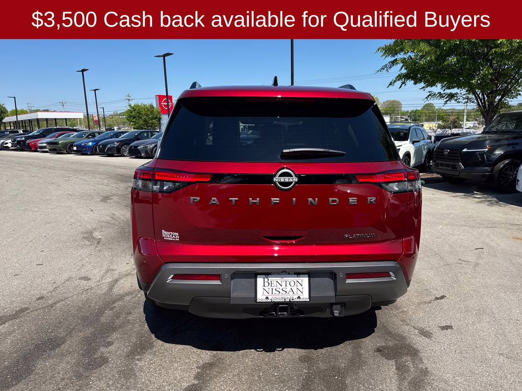 2026 Scarlet Ember Tintcoat Nissan Pathfinder Platinum FWD SUV