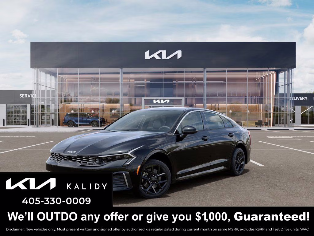 2026 Aurora Black Pearl Kia K5 LXS FWD Sedan