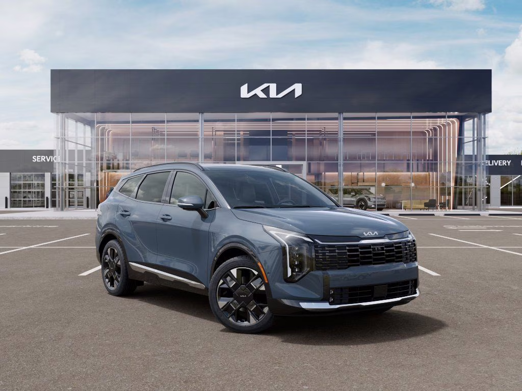 2026 Heritage Blue Kia Sportage Hybrid SX-Prestige AWD SUV