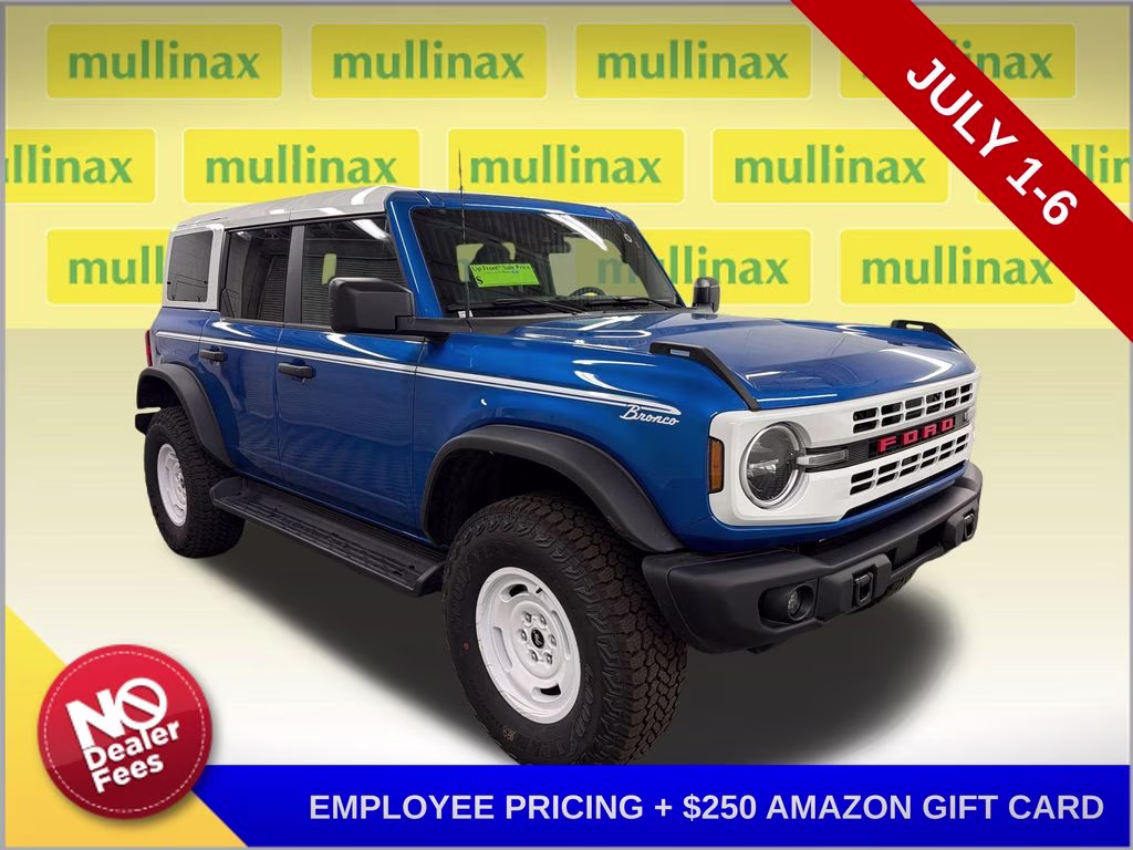2026 VELOCITY BLUE Ford Bronco Heritage Edition 4X4 SUV
