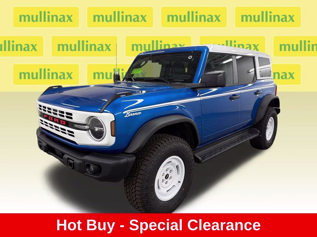 2026 VELOCITY BLUE Ford Bronco Heritage Edition 4X4 SUV