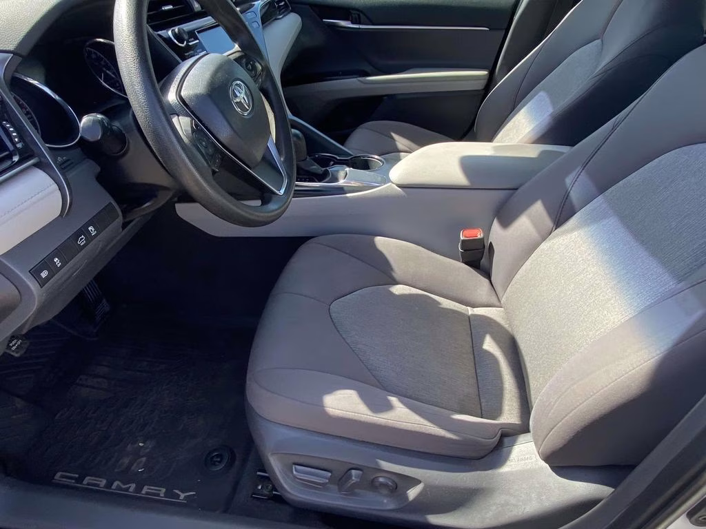 2020 Super White Toyota Camry LE FWD Sedan