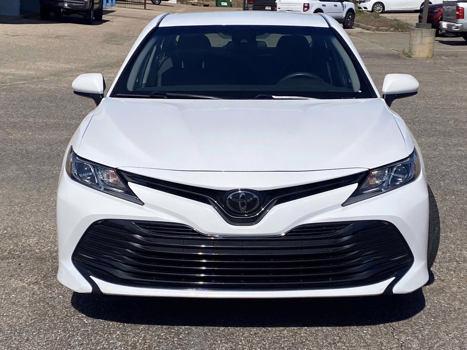 2020 Super White Toyota Camry LE FWD Sedan
