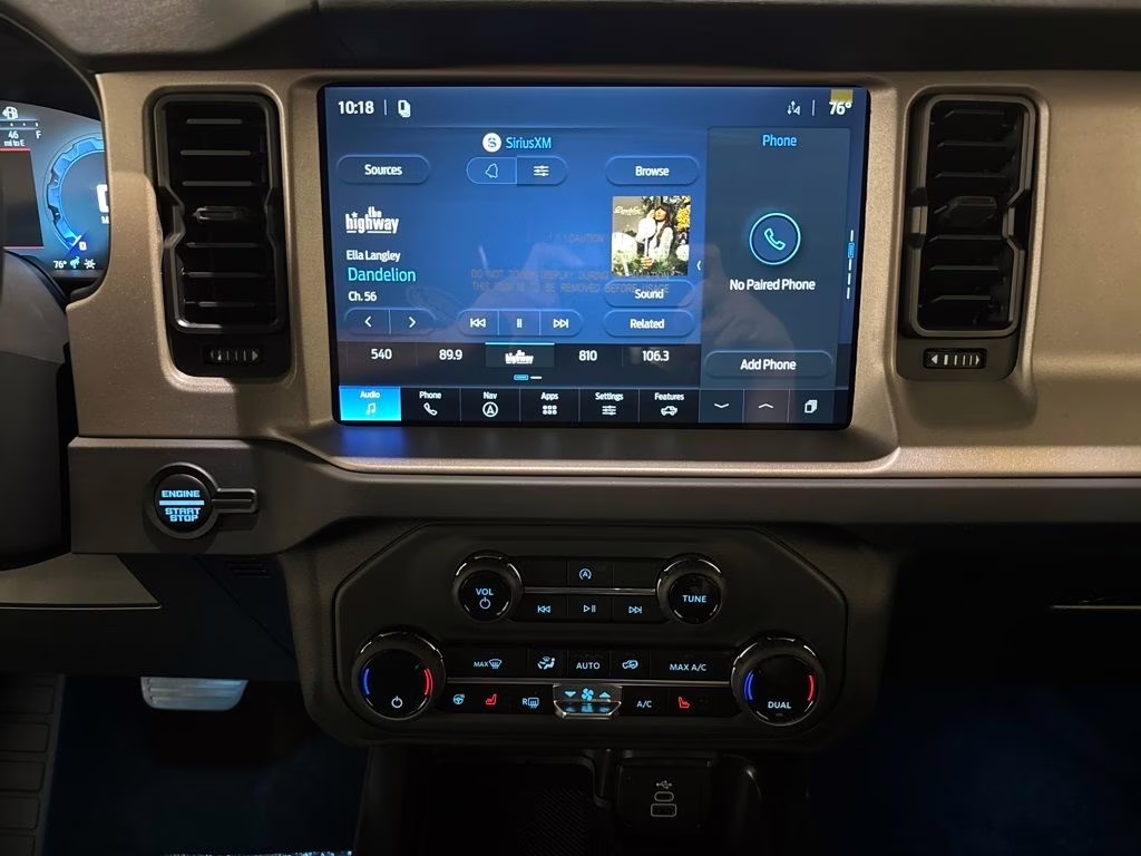 2026 Shadow Black Ford Bronco Outer Banks 4X4 SUV