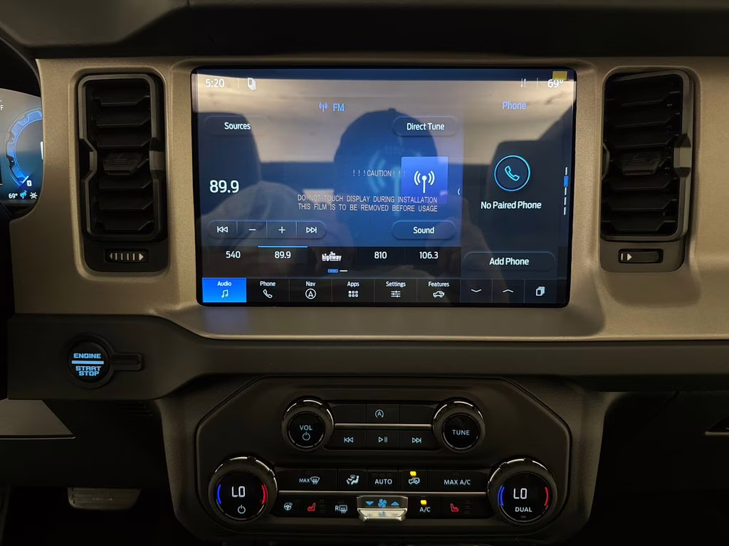 2026 Oxford White Ford Bronco Outer Banks 4X4 SUV