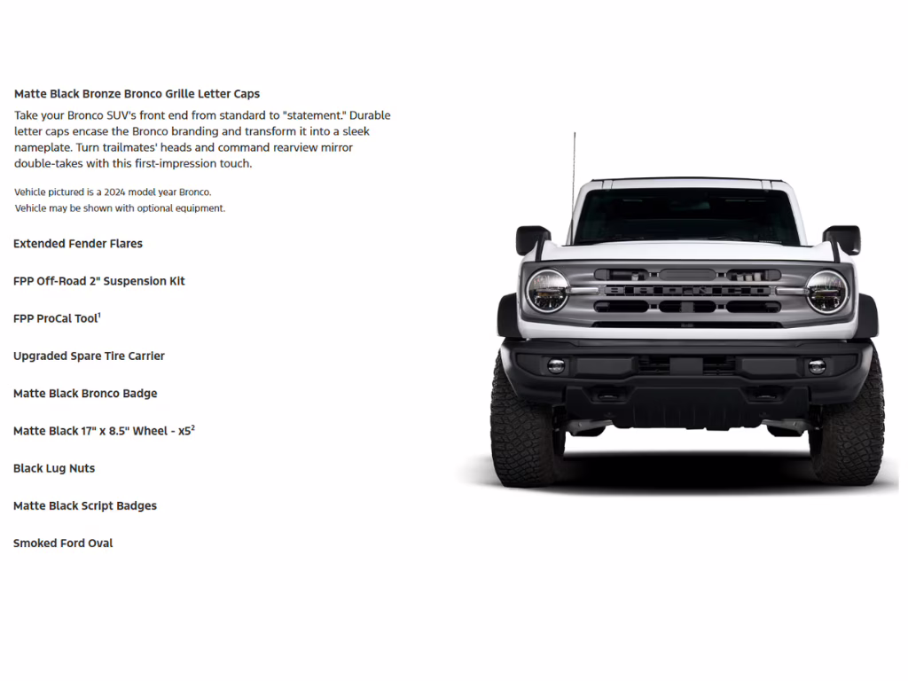 2026 Oxford White Ford Bronco Outer Banks 4X4 SUV