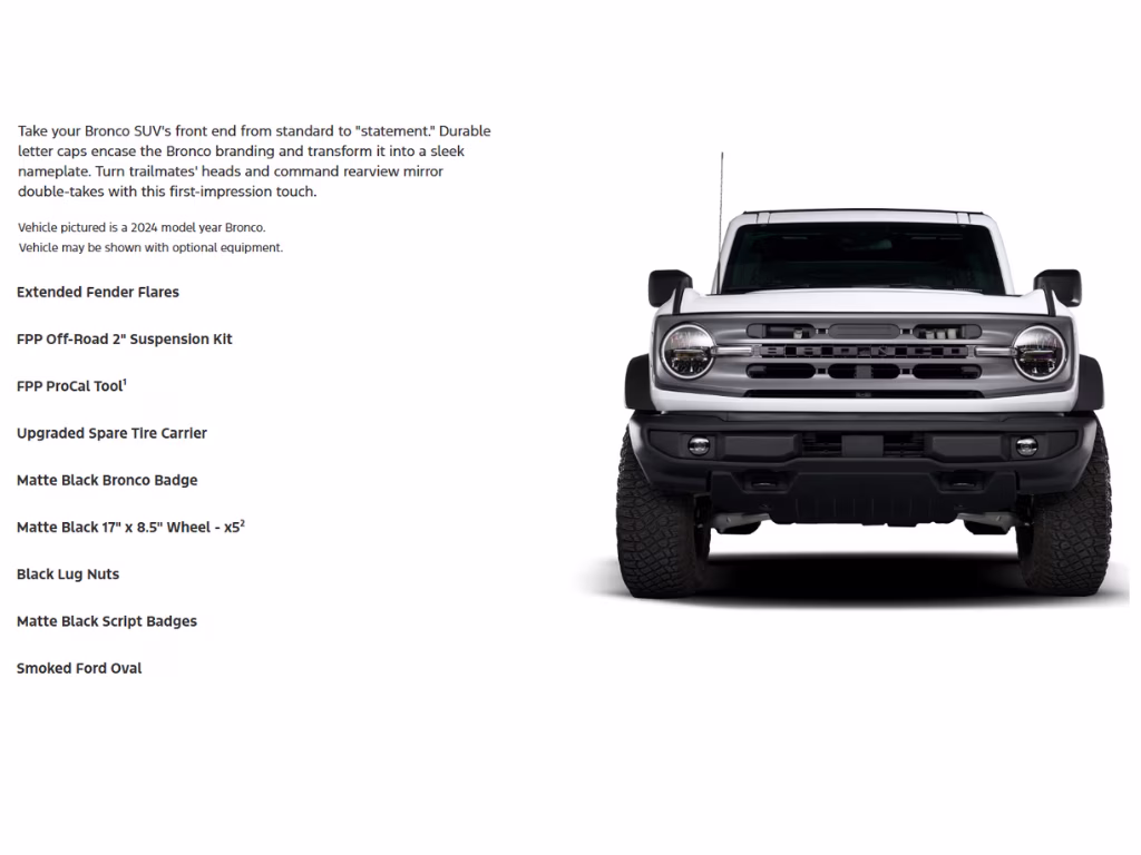 2026 Shadow Black Ford Bronco Outer Banks 4X4 SUV