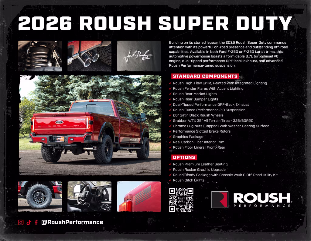 2026 Avalanche Ford Super Duty F-250 SRW ROUSH 4X4 Truck