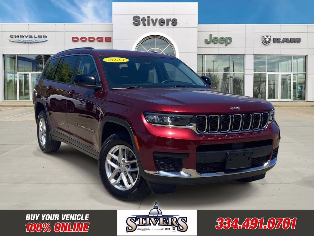 2023 Velvet Red Pearlcoat Jeep Grand Cherokee L Laredo 4X4 SUV