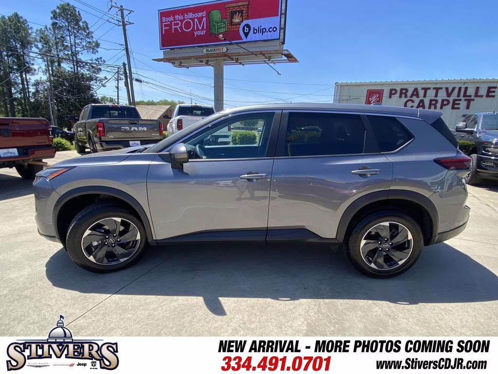 2024 Gun Metallic Nissan Rogue SV AWD SUV