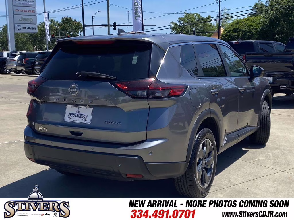 2024 Gun Metallic Nissan Rogue SV AWD SUV