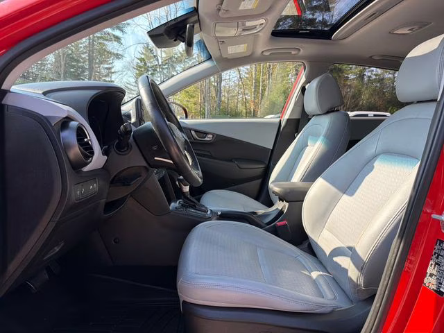 2019 Sunset Orange Hyundai Kona Limited AWD SUV