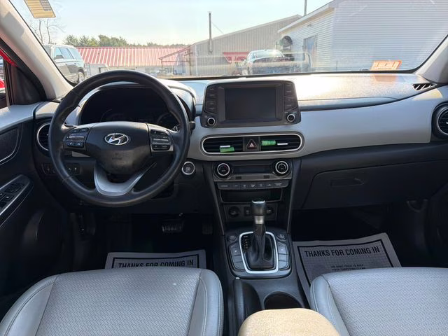 2019 Sunset Orange Hyundai Kona Limited AWD SUV