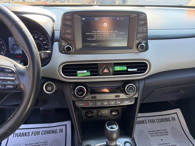 2019 Sunset Orange Hyundai Kona Limited AWD SUV