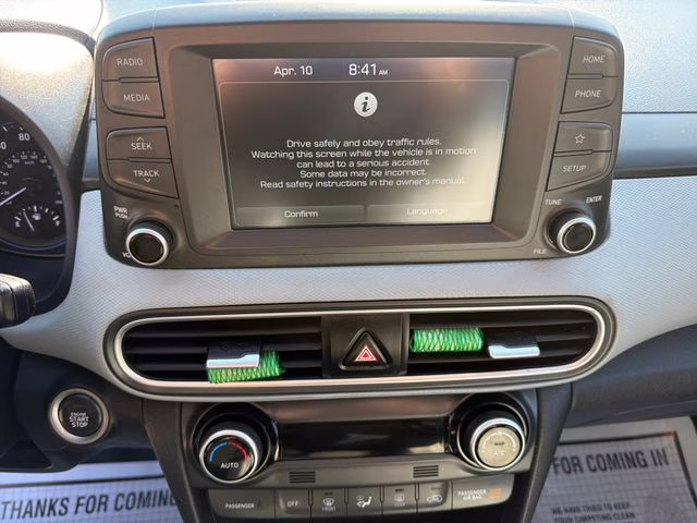 2019 Sunset Orange Hyundai Kona Limited AWD SUV