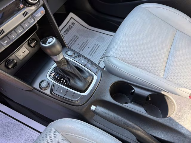 2019 Sunset Orange Hyundai Kona Limited AWD SUV