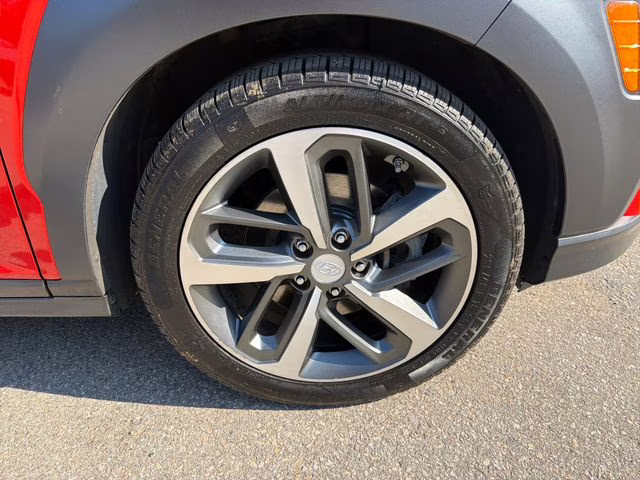 2019 Sunset Orange Hyundai Kona Limited AWD SUV