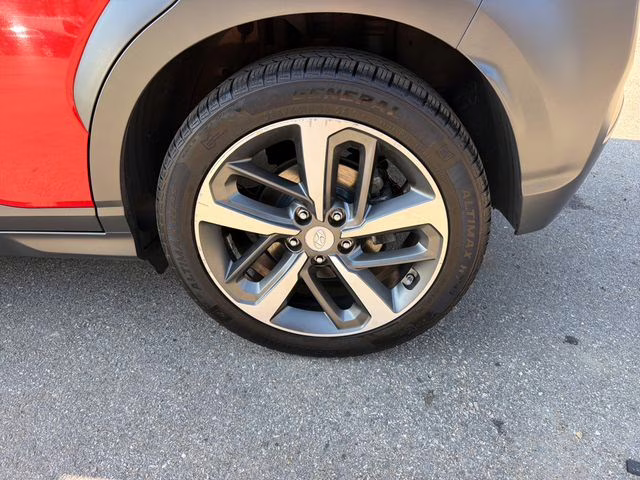 2019 Sunset Orange Hyundai Kona Limited AWD SUV