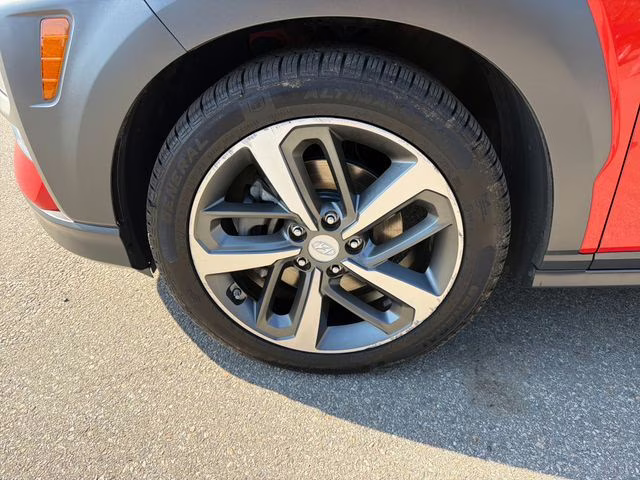 2019 Sunset Orange Hyundai Kona Limited AWD SUV