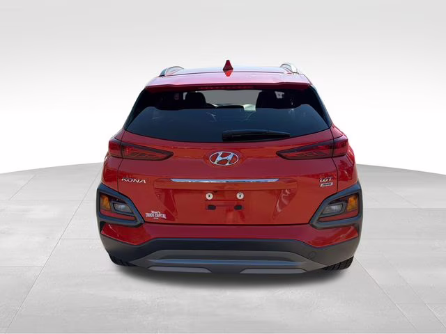 2019 Sunset Orange Hyundai Kona Limited AWD SUV