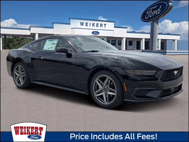 2026 Shadow Black Ford Mustang EcoBoost RWD Coupe