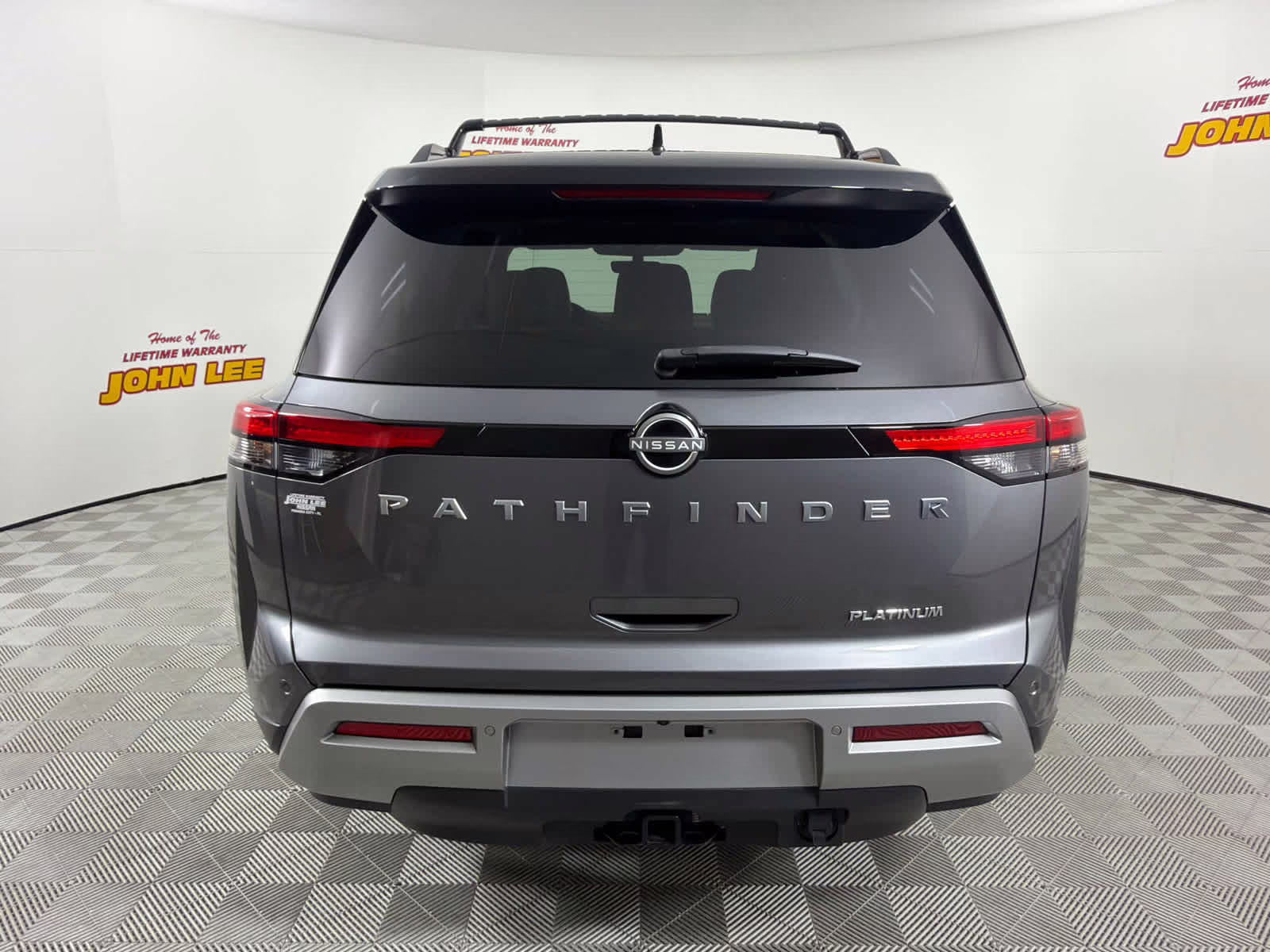 2024 Gun Metallic/Super Black Nissan Pathfinder Platinum FWD SUV