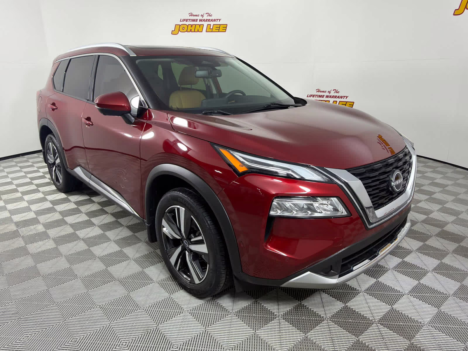 2023 Scarlet Ember Tintcoat Nissan Rogue Platinum FWD SUV