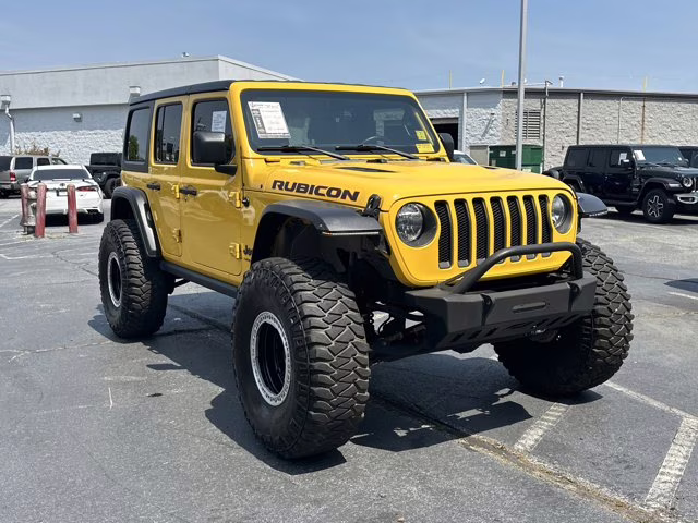 2020 Baja Yellow Clearcoat Jeep Wrangler Unlimited Rubicon 4X4 Convertible
