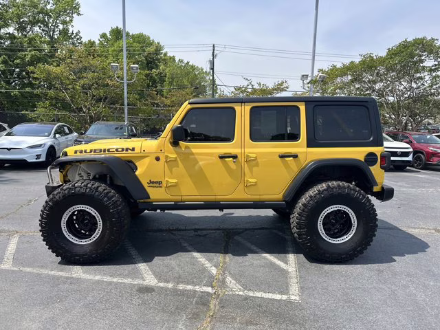 2020 Baja Yellow Clearcoat Jeep Wrangler Unlimited Rubicon 4X4 Convertible