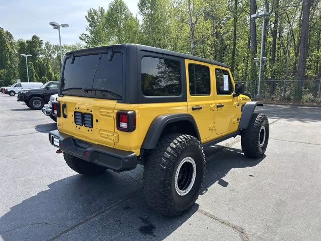 2020 Baja Yellow Clearcoat Jeep Wrangler Unlimited Rubicon 4X4 Convertible