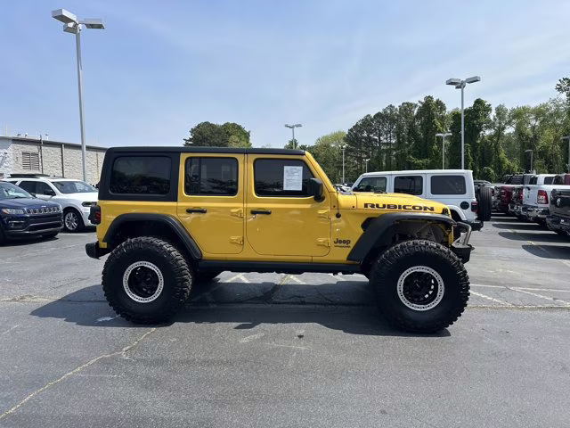 2020 Baja Yellow Clearcoat Jeep Wrangler Unlimited Rubicon 4X4 Convertible