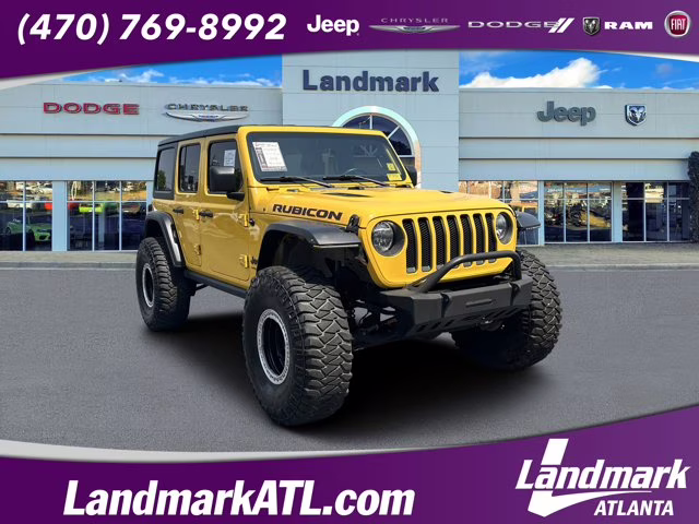 2020 Baja Yellow Clearcoat Jeep Wrangler Unlimited Rubicon 4X4 Convertible